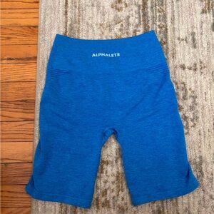 Alphalete Vibrant Blue Active Shorts Small